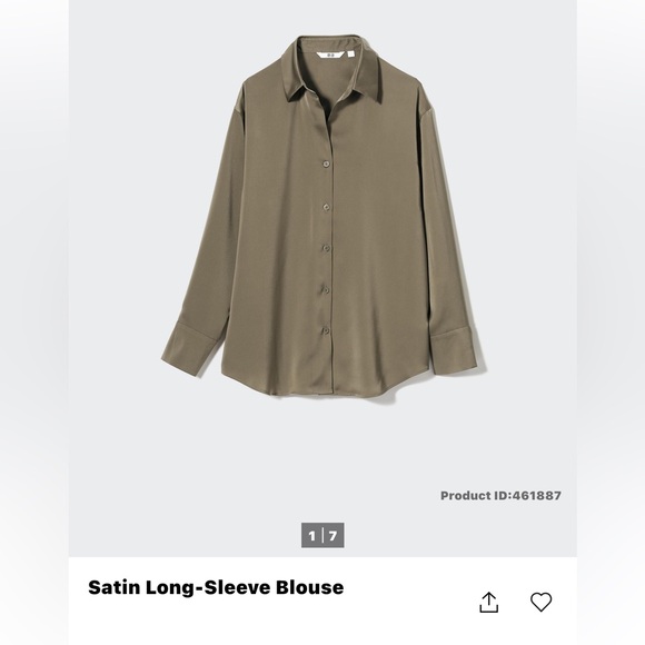 New Uniqlo Rayon blouse - Picture 1 of 2
